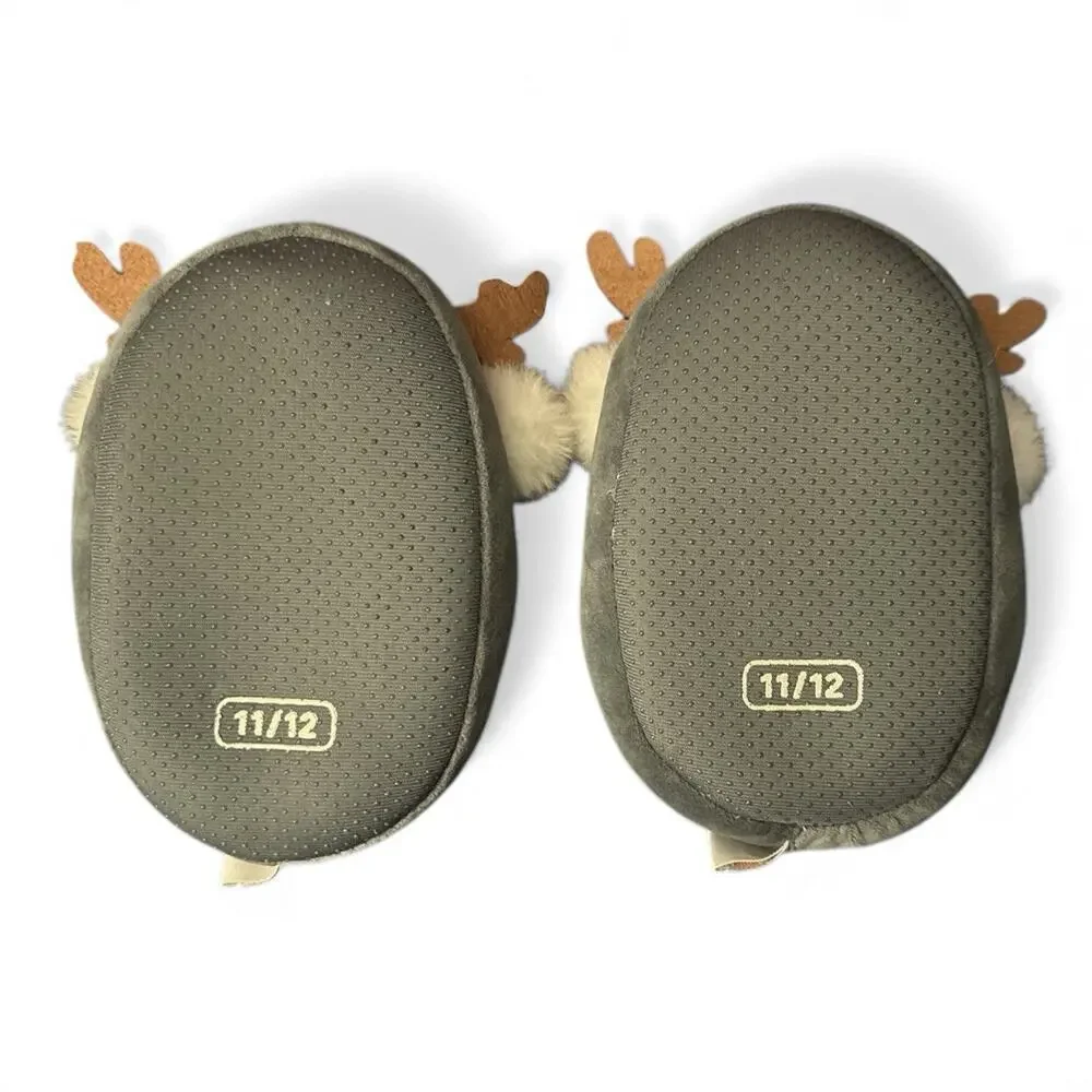 Squishmallows KellyToy Christmas Reindeer Penguin Slippers Kids Size 11/12
